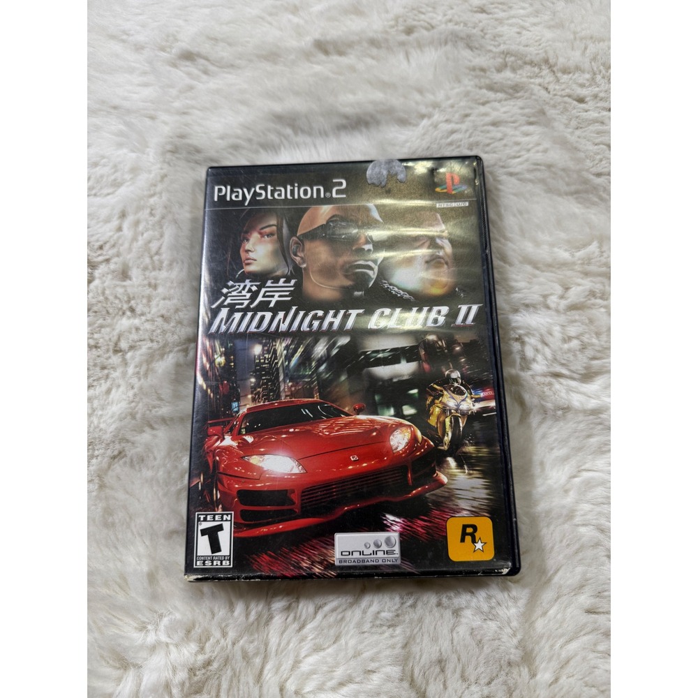 Rockstar Games Midnight Club II PS2 Black Label PlayStation 2 Racing Game